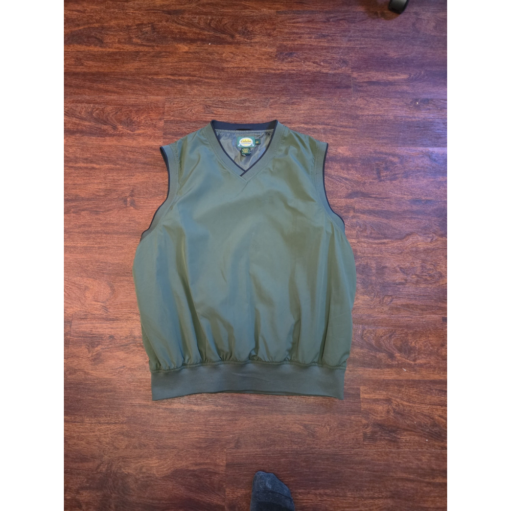 Mens Cabelas Vest Green size Large